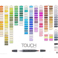 Shinhan Touch Twin Marker Color Chart