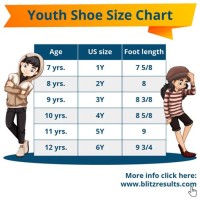 Shoe Size Chart For Youth