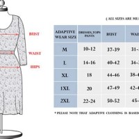 Size Chart For Women Dress