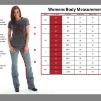Size Chart For Women Jeans