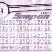Snap On Date Code Chart Up To 2029
