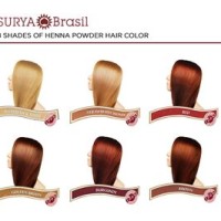 Surya Hair Color Chart