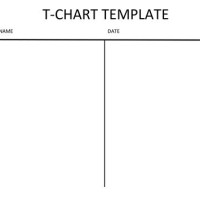 T Chart Template Powerpoint