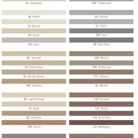 Tec Specialty Grout Color Chart