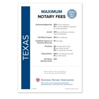 Texas Notary Fee Chart
