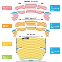 Texas Performing Arts Center Seating Chart