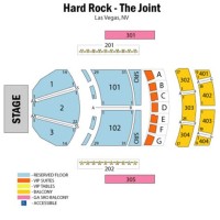 The Joint Hard Rock Hotel Las Vegas Seating Chart