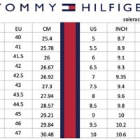 Tommy Hilfiger Pants Size Chart