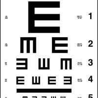 Tumbling E Eye Chart Printable