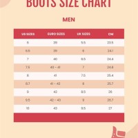 Uk To Us Boot Size Chart