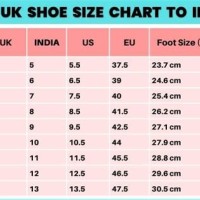 Uk Vs India Shoe Size Chart