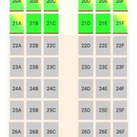 United Airlines Airbus A320 Jet Seating Chart