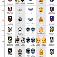 United States Military Rank Insignia Chart
