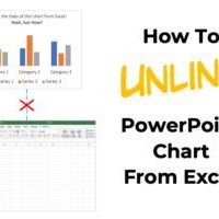Unlink Chart In Ppt From Excel