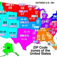 Usps Domestic Postal Zone Chart