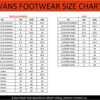 Vans Boys Size Chart