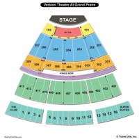 Verizon Theatre Grand Prairie Seating Chart With Seat Numbers