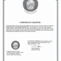 What Is A Corporate Charter Number