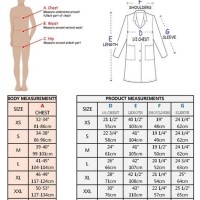 White Lab Coat Size Chart