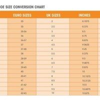 Women S Shoe Size Conversion Chart To Youth