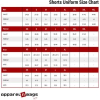 Womens Shorts Sizes Conversion Chart