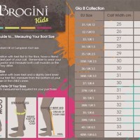 Youth Riding Boots Size Chart