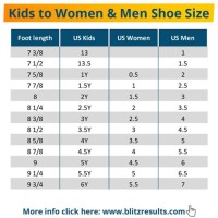 Youth Shoe Conversion Chart