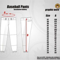 Youth Small Baseball Pants Size Chart