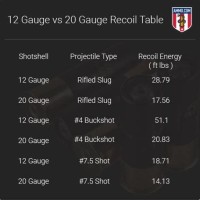 12 Gauge Recoil Chart - Best Picture Of Chart Anyimage.Org