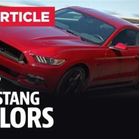 2017 Mustang My Color Chart