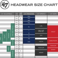 47 Brand Franchise Hat Size Chart