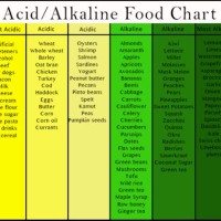 Acidic Alkaline Food Chart Indian