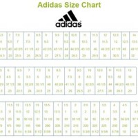 Adidas Size Chart Womens Uk
