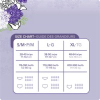Size Chart For Always Discreet