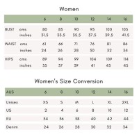 American Australian Women S Clothing Size Chart