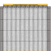 Army Pt Test Score Chart 2 Mile Run