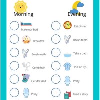 Baby Daily Routine Chart Template