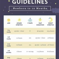 Baby Sleep Requirements Chart