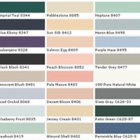 Behr Paint Colors Exterior Color Charts
