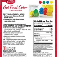 Betty Crocker Gel Food Coloring Color Chart