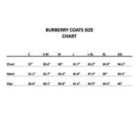 Burberry Men S Coat Size Chart