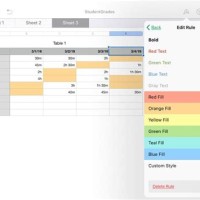 Chart Formatting Options In Numbers Ipad