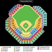 Citizens Bank Park Seating Chart With Seat Numbers