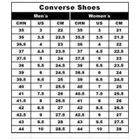 Converse Toddler Size Chart Cm