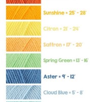 Crochet Temperature Blanket Chart Uk