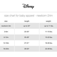 Disney Shoes Size Chart