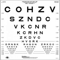 Distance Visual Acuity Test Chart