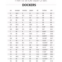 Dockers Slippers Size Chart