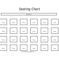 Easy Seating Chart Template