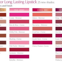 Estee Lauder Lipstick Shade Chart